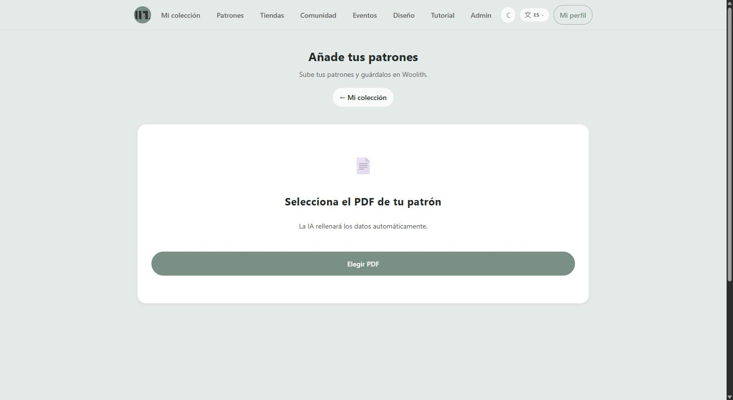 Añadir tus propios patrones